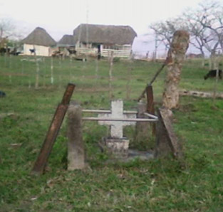 Small oblesik erected by the family of Ramon (Alo) Casas Carrazana in the spot of his death in the Carreno zone of Rosalia  