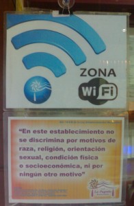 En México DF. encontré conexión Wi-Fi por dondequiera